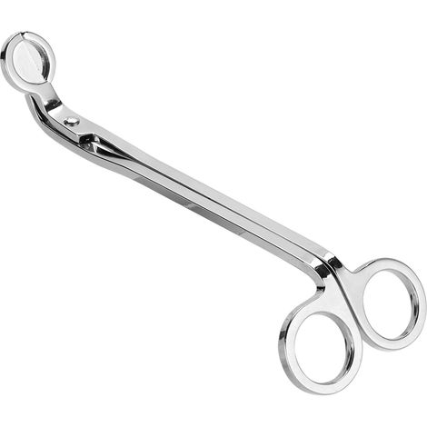 1 Pièce Ciseaux Élégants en Acier Inoxydable pour Mèche de Bougie, Coupe-Mèche Argenté (1/5)