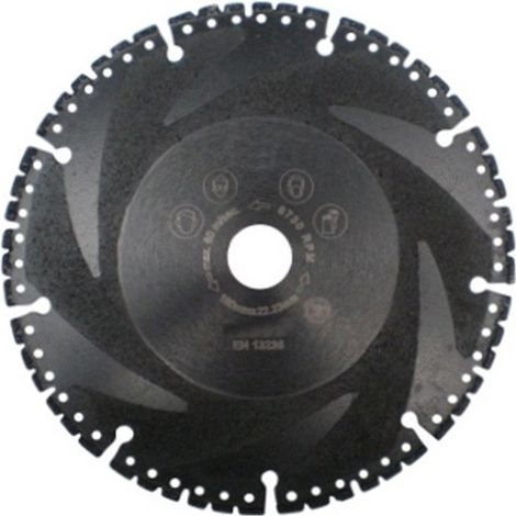 Disque diamant vacuum brazed Pro SIRIUS D. 300 x Al. 22,23 x Ht. 2 mm - multi-matériaux - Diamwood (1/2)