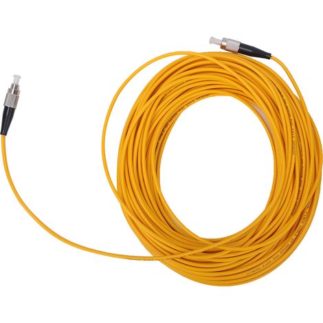 20 m FC/UPC-zu-FC/UPC-Singlemode-Glasfaser-Patchkabel, gelb (1/5)