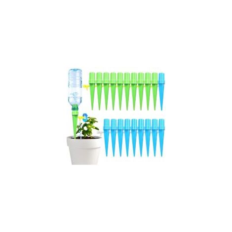 20-teiliges Tropfbewässerungsflaschen-Set, einstellbares automatisches Gartenbewässerungssystem, Tropfbewässerungsflaschen-Set für Zimmer- und Gartenpflanzen - Crezuo