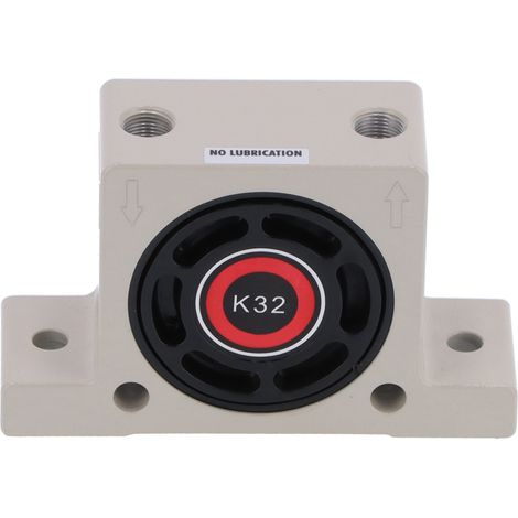 Vibreur pneumatique type boule en alliage d'aluminium pour table vibrante industrielle, filetage 3/8 pouce K32 (1/5)
