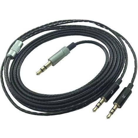 Verbessertes Ersatzkabel 3,5 mm auf doppelt 2,5 mm Audioübertragungskabel