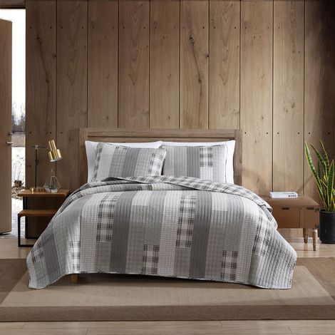 3 Pièces Coton réversible Housse de Couette, Twin (1/5)
