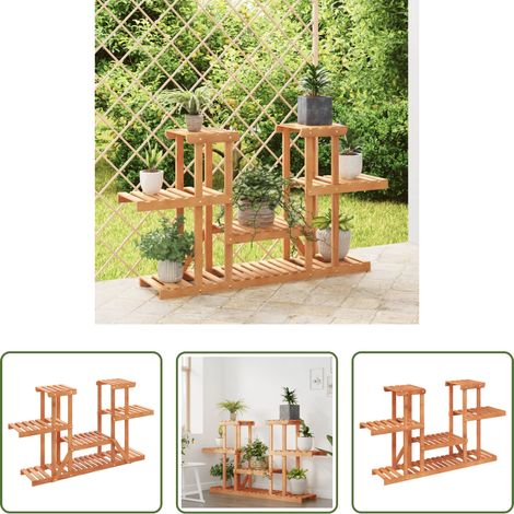 Tanne - Blumenständer 110x25x73 cm Massivholz Tanne (1/5)