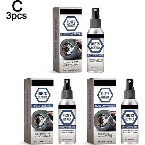 Spray convertisseur de rouille, revêtement protecteur à séchage rapide et longue durée (1/4)