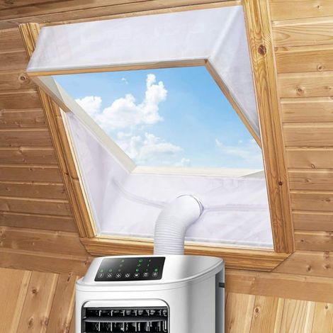 Kit calfeutrage climatiseur mobile – 2x190 cm – Joint fenêtre – Sans perçage – Isolation air chaud/froid (1/4)