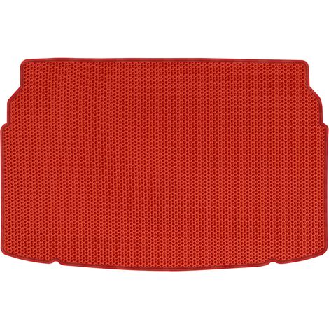 Tappetino per bagagliaio in EVA a nido d'ape - rosso per Volkswagen Polo VI Hatchback dal 2017 (1/5)