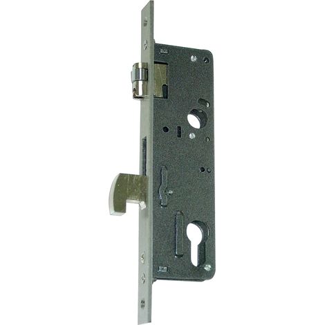 ISEO cerradura iseo 741640-28 mm. frente cromo con rodillo , Cerradura Iseo 741640-28 mm.- Con resbalón.- Cerradura de embutir para carpinteria de aluminio.- Resb (1/2)