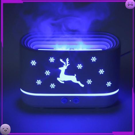 AUCUNE Diffuseur d’arôme d’air de flamme Diffuseur de Cheminée, Diffuseur d'air à Motif de Flamme 5V 2A parapharmacie beaute (1/5)