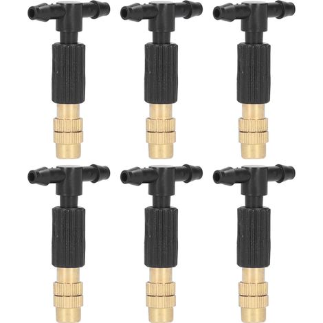 Kit de riego por nebulización de 10 cabezales para microjardines, conector de 3 vías, refrigeración. (1/5)