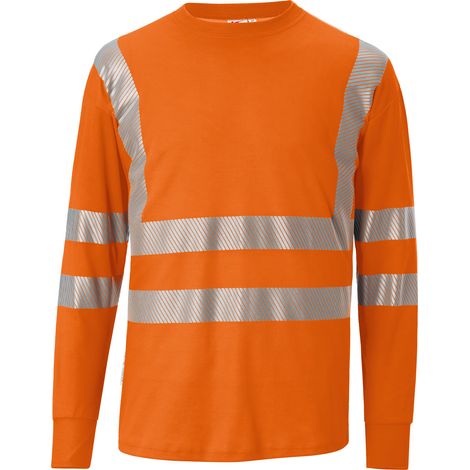 Kübler Longsleeve REFLECTIQ PSA 2 5045 warnorange Gr. XL (1/2)