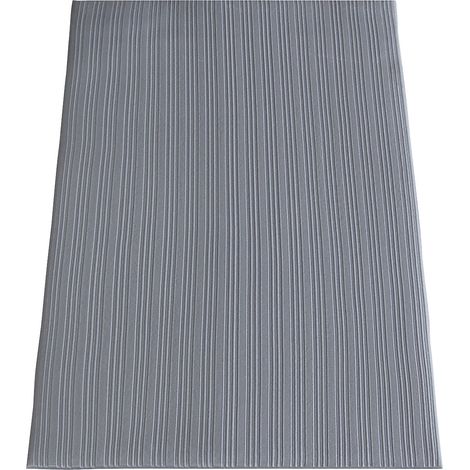 Miltex, Tapis de poste de travail Yoga au mètre Basic, gris, (1/5)