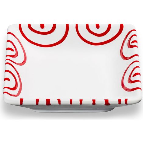 Gmundner Keramik Rotgeflammt, Snackschale (11x11cm)