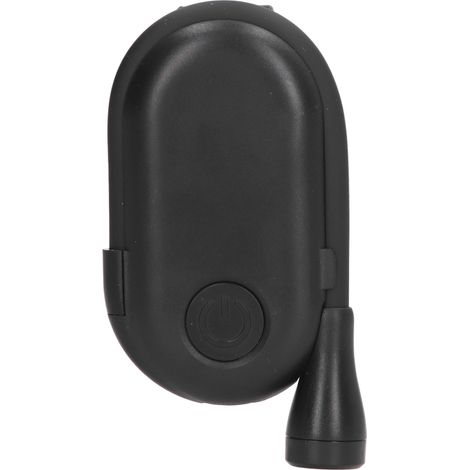 Lampe de lecture rechargeable USB, luminosité réglable en trois couleurs, conception à clip flexible, noire. (1/5)