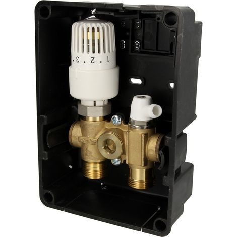 Boîtier de réglage Simplex RTI-I robinet thermostatique intérieur standard blanc