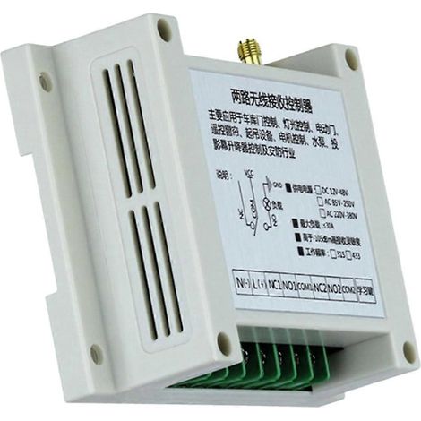 Interrupteur à relais 2 canaux 30 A, 220 V CA, pour la commande de moteurs d'usine et les portes de circulation. (1/5)