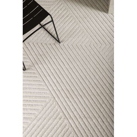 Aron tapis 290x200cm blanc.