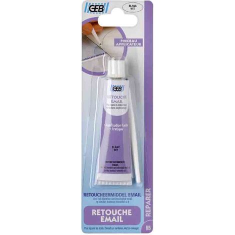 Retouche email - GEB - 956830 - Blanc - Tube 20 ml
