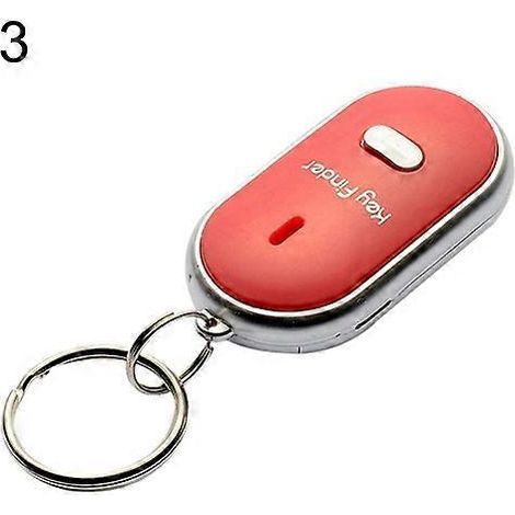 Mini sifflet anti-perte avec porte-clés lumineux et télécommande, étui pour clés de portefeuille pour enfants, réveil avec fonction de rappel, outil de survie en extérieur