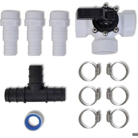 Kit De Dérivation - Pour Chauffage Solaire De Piscine - Compatible Avec Systèmes Hydrauliques Standards - 1 Pièce (1/4)