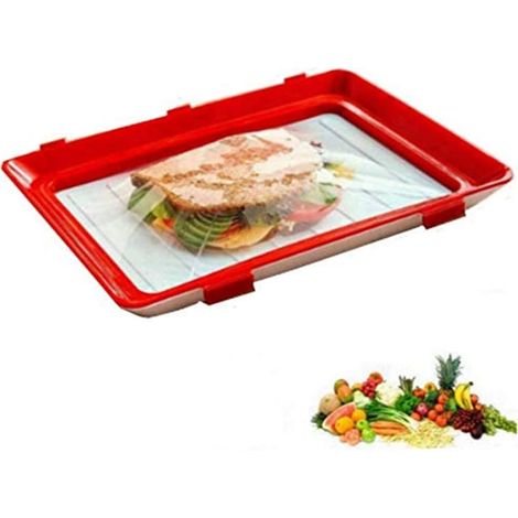 Plateau de conservation sous vide alimentaire, flexible et écologique – DELKEVIC (1/5)