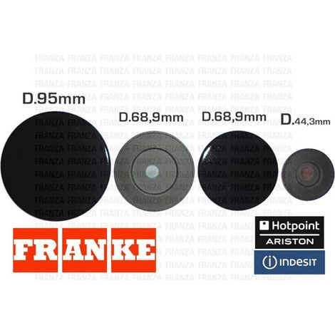 KIT 4 SPARTIFIAMMA PIATTELLI BRUCIATORE PIANO FRANKE INDESIT ARISTON