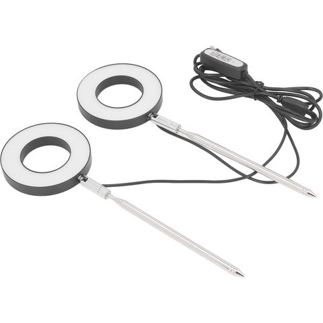 Lampe de croissance LED Plein Spectre 2 Têtes Extensibles, 4 Vitesses + 3 Réglages Minuterie, Éclairage Végétal pour Plantes Grasses en Pot (1/5)