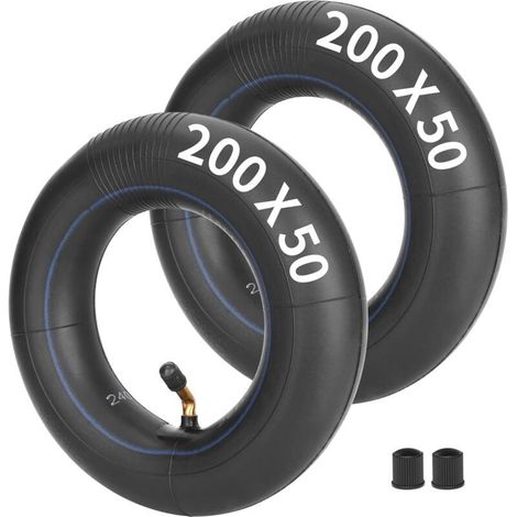 1PZ F3I-205 200x50mm 8-inch Inner Tube for Electric Scooter Replacement for Razor E100 E150 E200 Dune Buggy Schwinn Mongoose Bladeze ePunk, 8" Inner Tube with (1/4)