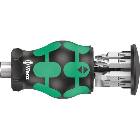 Handwerkzeug Wera Kraftform Kompakt Stubby schwarz 65 mm