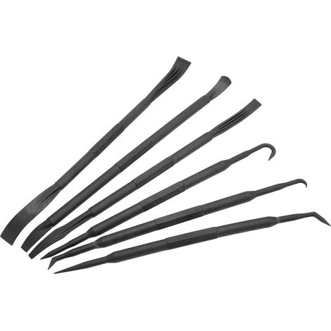 Stück/Set aus schwarzen ABS-Kunststoffhaken zum Entfernen von O-Ringen und Dichtungselementen. (1/5)