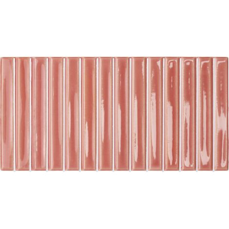 Carrelage mural faience effet graphique COLOUR NOTES - Bars - 25x12.5cm  -  - boîte de 0.44 m2 - Gioia Materia