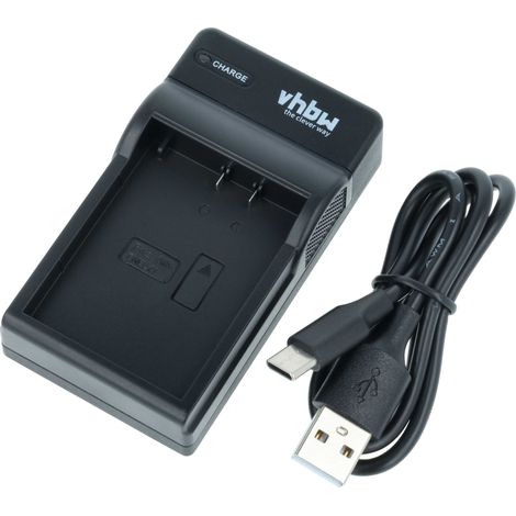 vhbw USB-C Ladegerät kompatibel mit Nikon 1 V2 Kamera - Ladeschale + USB-C Kabel Ladeanzeige (1/5)
