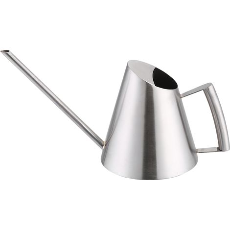 Arrosoir de jardin en acier inoxydable brossé de 900 ml pour plantations intérieures et extérieures (1/5)
