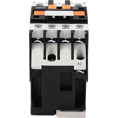 Contacteur bipolaire triphasé 2NO 2NC, relais intermédiaire pour distribution électrique 220 V