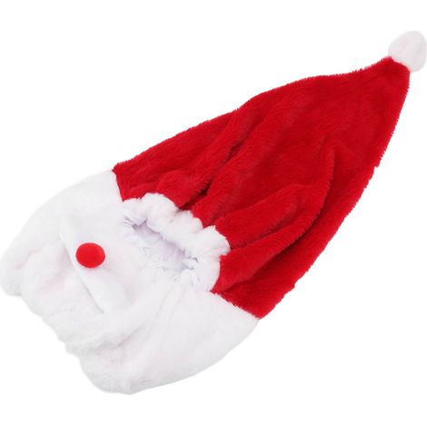 Housse de casque de Noël en peluche anti-rayures pour casque de moto, idéale pour les fêtes et les décorations. (1/5)