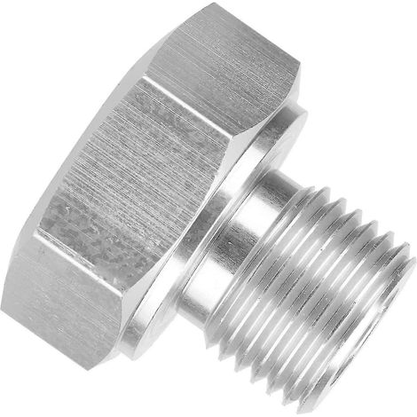 Adaptateur de capteur de pression d'huile, adaptateur de capteur de pression de carburant durable pour moteur LS (argenté) (1 jeu) (1/5)