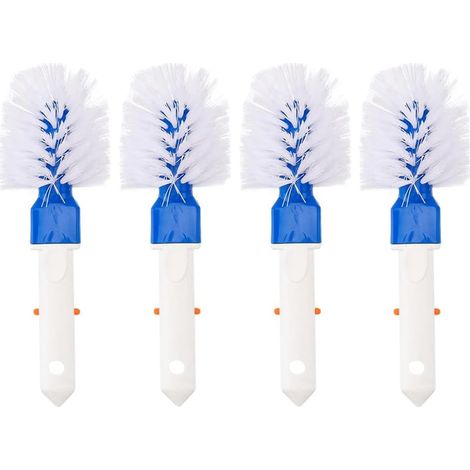 R9Z3 Round Pool Corner Brush Set of 4 for Swimming Pool, Spas (1/5)