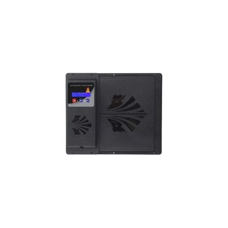 Porte Automatique de poulailler ,ouvre-Porte électrique de poulailler avec Conception Anti-pincement,avec Affichage LED,minuterie,Noir