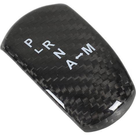 Cache-pommeau de levier de vitesse en fibre de carbone, autocollant pour pommeau de levier de vitesse GTR R35 2008‑2015 (1/5)