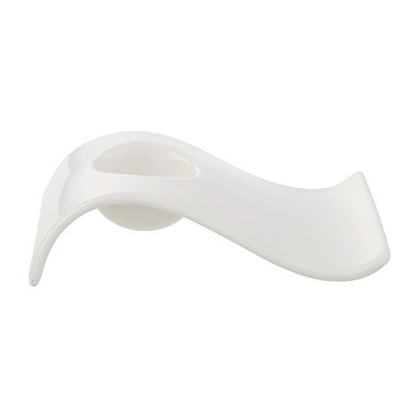 Villeroy & Boch NewWave Portauovo, Contemporaneo con Incavo su Misura, Lavabile in Lavastoviglie, Porcellana Premium, Bianco (1/4)
