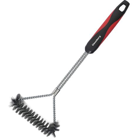 Stahlbürste ZUR Reinigung des Grillrosts Klausberg KB-7898 (1/5)