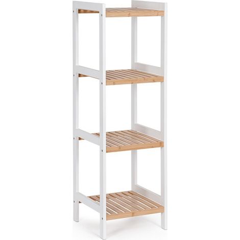 Scaffale "Brooklyn" struttura in bambù e ripiani in MDF per interno