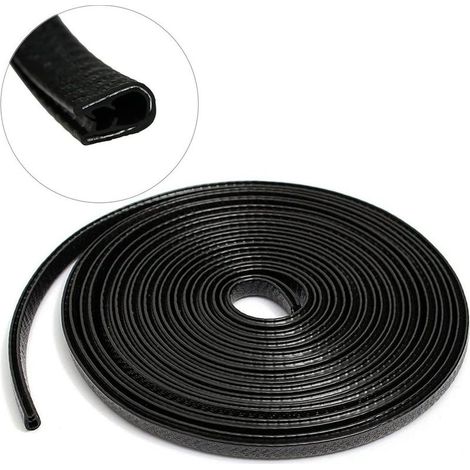 Protector de borde de puerta de coche 4M, tira protectora de borde de parachoques de coche y metal en forma de U para coches y barcos. (1/5)