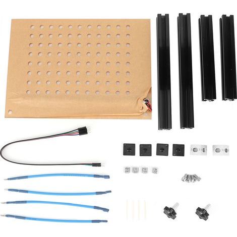 Yctze BDM Frame ECU-Halterung, stabiler tragbarer Kfz-Steuergeräte-Schreibteststand mit Sondenhalterung für KTAG, Kess, FGTECH, BDM100, CMD, DIMSPORT, multifunktional (schwarze Halterung). (1/5)