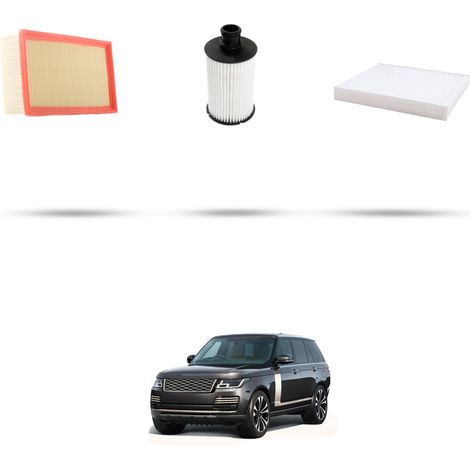 Kit tagliando 3 filtri compatibile con Land Rover IV (L405) 5.0 V8 386kw dal 2017 (1/5)