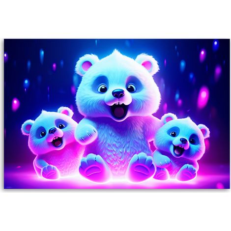Wallpaper, Neon bears - 300x210 (1/5)