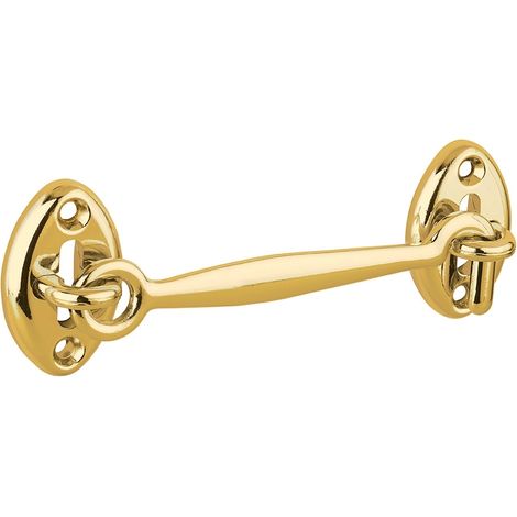 Gancio mobile con occhiello, finitura ottone, 10 cm – THIRARD