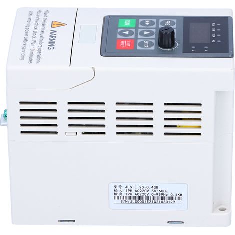 Variateur de fréquence monophasé 0,4 kW, entrée 220 V, sortie monophasée, série JLS-E-2S (1/5)