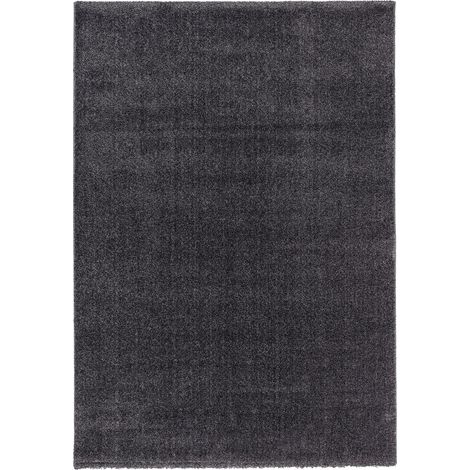 ASTRA Tapis «Savona» anthracite 67 x 130 cm Tapis à poils doux (1/4)