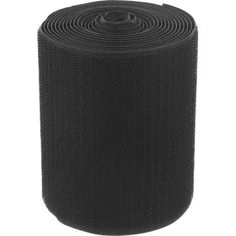 Organisateur de Câbles Noir en Polyester et Nylon, Protège Câble Sol Réutilisable Couvercle de Finition Électrique pour Bureau et Maison (1/5)